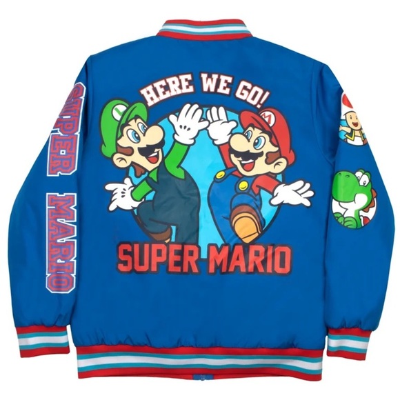 Nintendo Super Mario Bomber Jacket, Mario and Luigi Jacket
- Size 4 - Picture 11 of 11